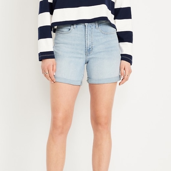 Old Navy Pants - NWT | High Rise Wow Light Blue Jean Shorts